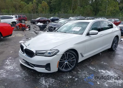 2021 BMW 530I из США, поврежденный, VIN WBA53BH05MCF29901